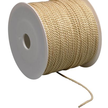 Cordoncino raso in bobina, 2 mm x 100 m, viscosa null