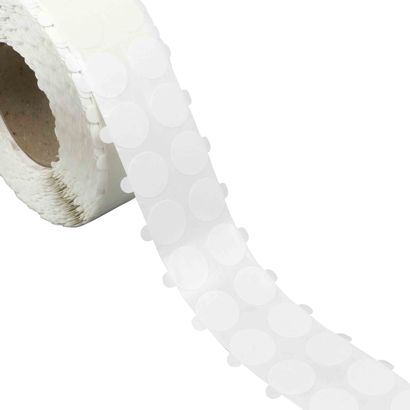 Bollini biadesivi, forte/debole 30 mm | 5000 pz