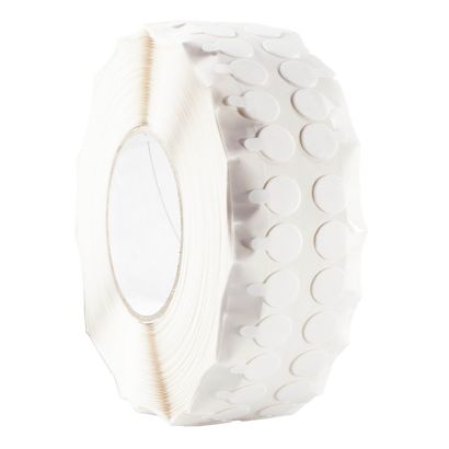 Bollini biadesivi, acrilato puro, 0,5 mm di spessore, forte/forte 
