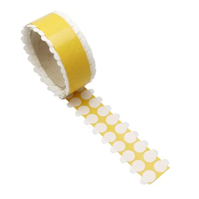 Bollini biadesivi PET, forte/forte 15 mm | 1.000 STK