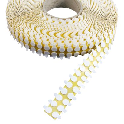 Bollini biadesivi in schiuma, 1 mm di spessore, forte/forte 25 mm | 2.500 STK