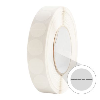 Bollini adesivi, forte, perforato su un lato 35 mm | 3000 pz