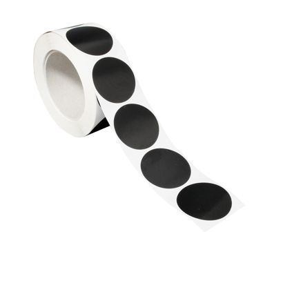 Bollini adesivi colorati in carta 40 mm | null