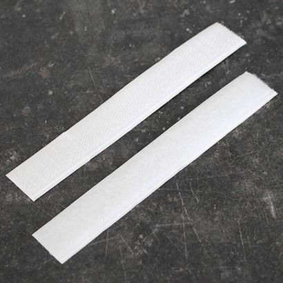 Striscia a strappo, autoadesivo, asola + uncino accoppiati null | 20 x 150 mm
