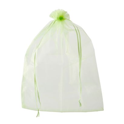 Sacchetti di organza con chiusura a nastro in raso null | 300 x 400 mm
