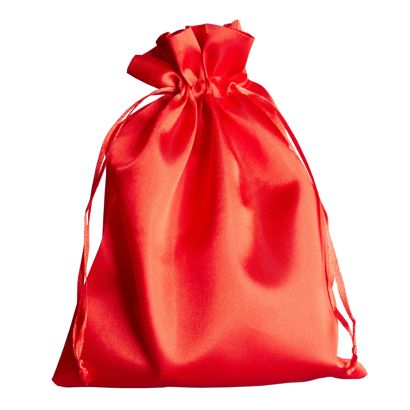 Sacchetti di raso 150 x 200 mm  | rosso 