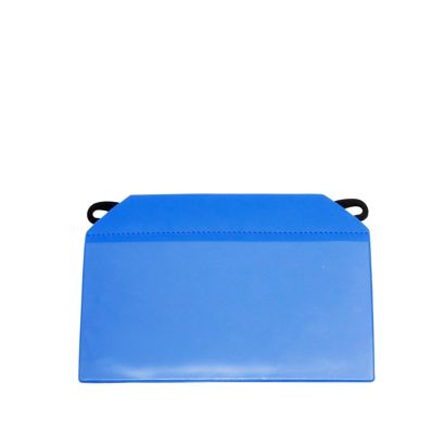 Tasche di contrassegno per contenitori in filo metallico, con ganci per appendere e strisce magnetiche formato orizzontale | A6