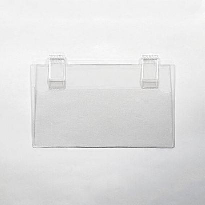 Tasche di contrassegno per contenitori in filo metallico, con 3 ganci A6