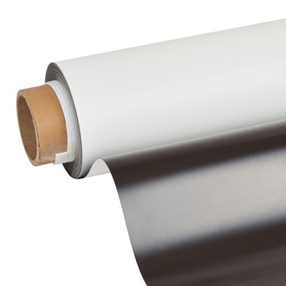 Foglio magnetico stampabile, bianco 0.35 mm | 1020 mm | 20 m