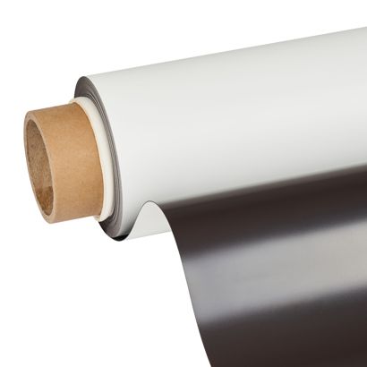 Foglio magnetico stampabile, bianco 1.020 mm | 10 m | 0,6 mm