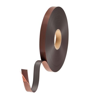Nastro magnetico con controparte, autoadesivo 25,4 mm | B - Adesivo premium
