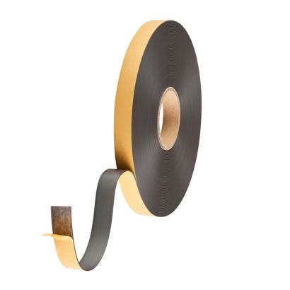 Nastro magnetico con controparte, autoadesivo 25,4 mm | B - Adesivo standard