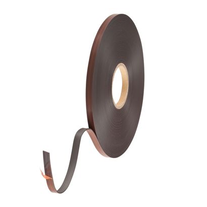 Nastro magnetico con controparte, autoadesivo 12,7 mm | D - Adesivo premium