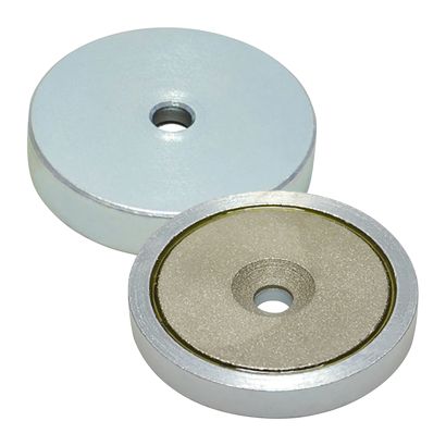 Magneti in SmCo con base con foro svasato 