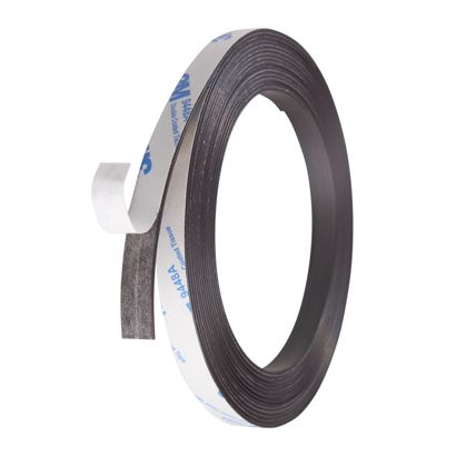Nastro magnetico autoadesivo, forte 10 mm | 1 mm | 5 m