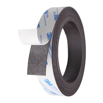 Nastro magnetico autoadesivo, forte 25 mm | 5 m | 1 mm