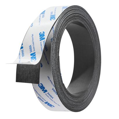 Nastro magnetico autoadesivo, forte 30 mm | 5 m | 1 mm