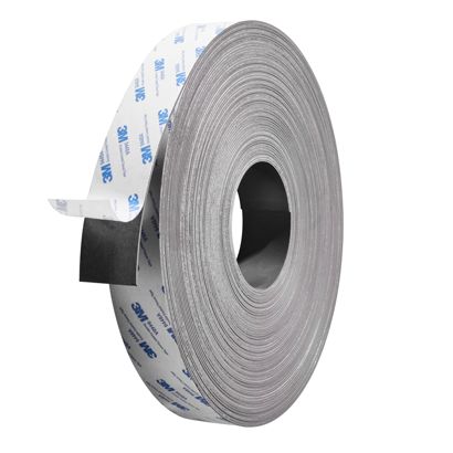 Nastro magnetico autoadesivo, forte 40 mm | 30 m | 1 mm
