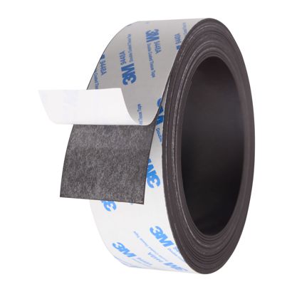 Nastro magnetico autoadesivo, forte 40 mm | 5 m | 1 mm