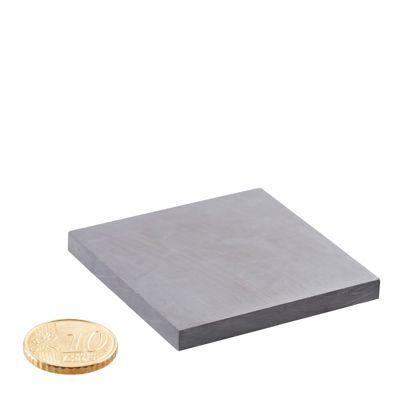 Blocchetto magnetico in ferrite, Y35 50 x 50 mm | 5 mm