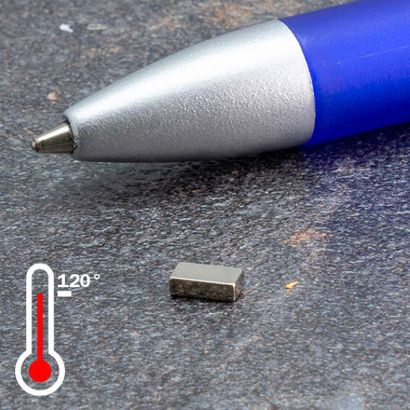 Blocchetto magnetico al neodimio, nichelato 5 x 2,5 mm | 1,5 mm