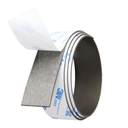 Nastro magnetico al neodimio, autoadesivo, extra forte 30 mm | 480 g/cm² | 1 m | 1,5 mm