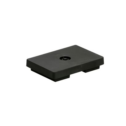 Magneti gommati, rettangolari, con filettatura interna null | M5x4,9 mm | 4,6 kg