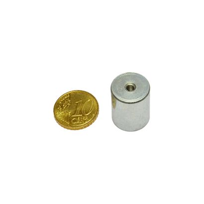 Magneti cilindrici con base con filettatura interna 16 mm | null
