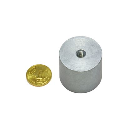 Magneti cilindrici con base con filettatura interna 27 mm | null