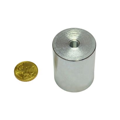 Magneti cilindrici con base con filettatura interna 32 mm | null