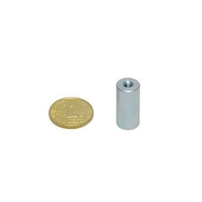 Magneti cilindrici con base al neodimio con filettatura interna 10 mm | 20 mm
