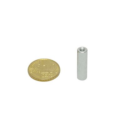 Magneti cilindrici con base al neodimio con filettatura interna 6 mm | 20 mm