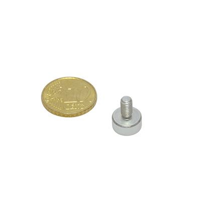 Magneti al neodimio con base con filettatura 10 mm | M4x8 mm