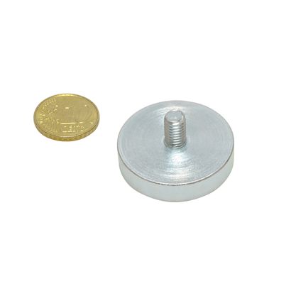 Magneti al neodimio con base con filettatura 32 mm | M6x10 mm