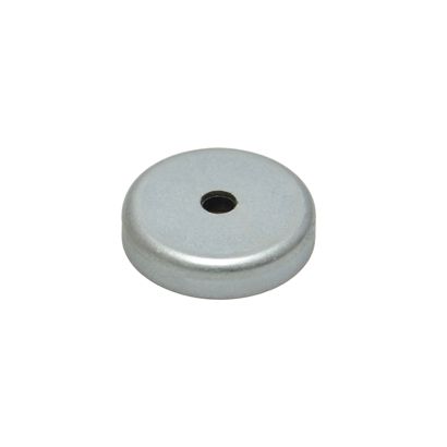Magneti in ferrite con base con foro svasato 32 mm | ferrite|acciaio 