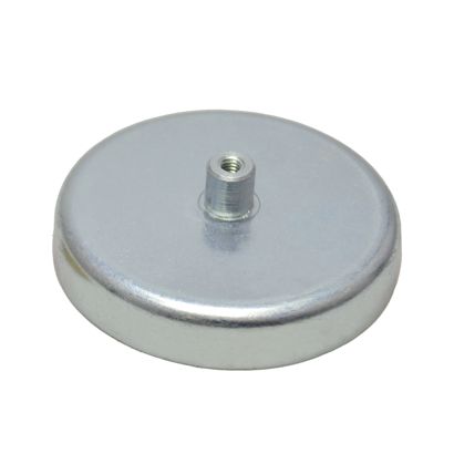 Magneti in ferrite con base con boccola filettata 57 mm | 18,5 mm | null