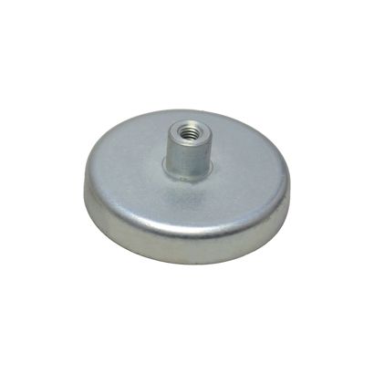 Magneti in ferrite con base con boccola filettata 57 mm | 22,5 mm | null