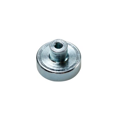 Magnete con base in acciaio con boccola filettata, al neodimio 16 mm | null
