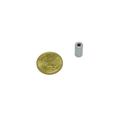 Magneti in SmCo con base con boccola filettata 6 mm