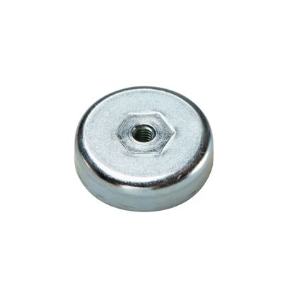 Magneti in ferrite con base con filettatura interna 25 mm | M4 | 7 mm