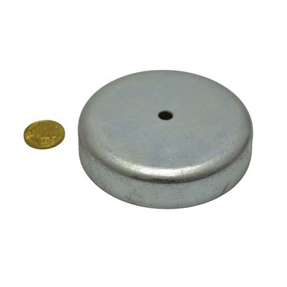 Magneti in ferrite con base con foro cilindrico 80 mm | null