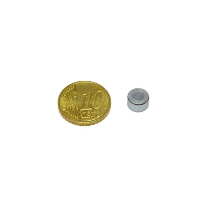 Magneti al neodimio con base, per incollaggio 8 mm | 4,5 mm