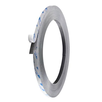 Nastro magnetico autoadesivo, forte 12,7 mm | 30 m | 1 mm