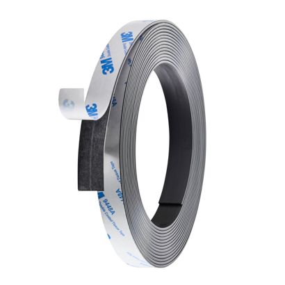 Nastro magnetico autoadesivo, forte 15 mm | 5 m | 1,5 mm