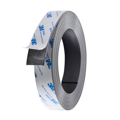 Nastro magnetico autoadesivo, forte 25,4 mm | 5 m | 1,5 mm