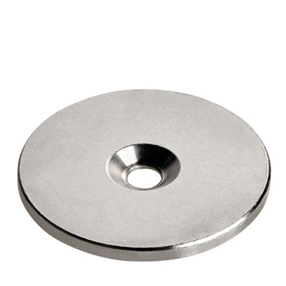 Disco di metallo con foro svasato 42 mm