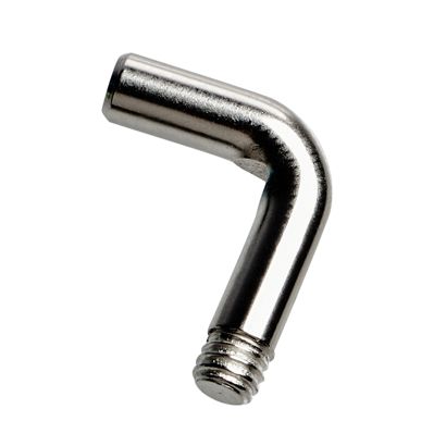 Ganci a L con filettatura M4, 17 x 14 mm 