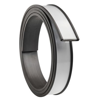 Supporto per etichette, profilo a C, magnetico, sezioni 20 mm | 1000 mm | non autoadesivo 