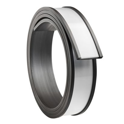 Supporto per etichette, profilo a C, magnetico, sezioni 25 mm | 1000 mm | non autoadesivo 