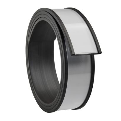 Supporto per etichette, profilo a C, magnetico, sezioni 30 mm | 1000 mm | non autoadesivo 